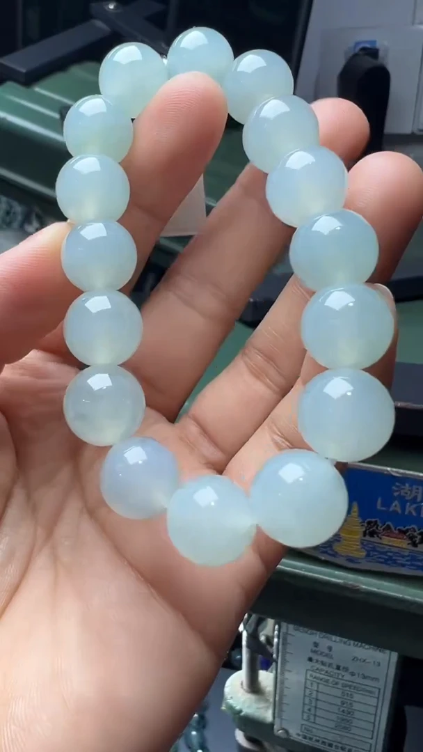 未镶嵌手串翡翠缅甸翡翠A货卡12＋