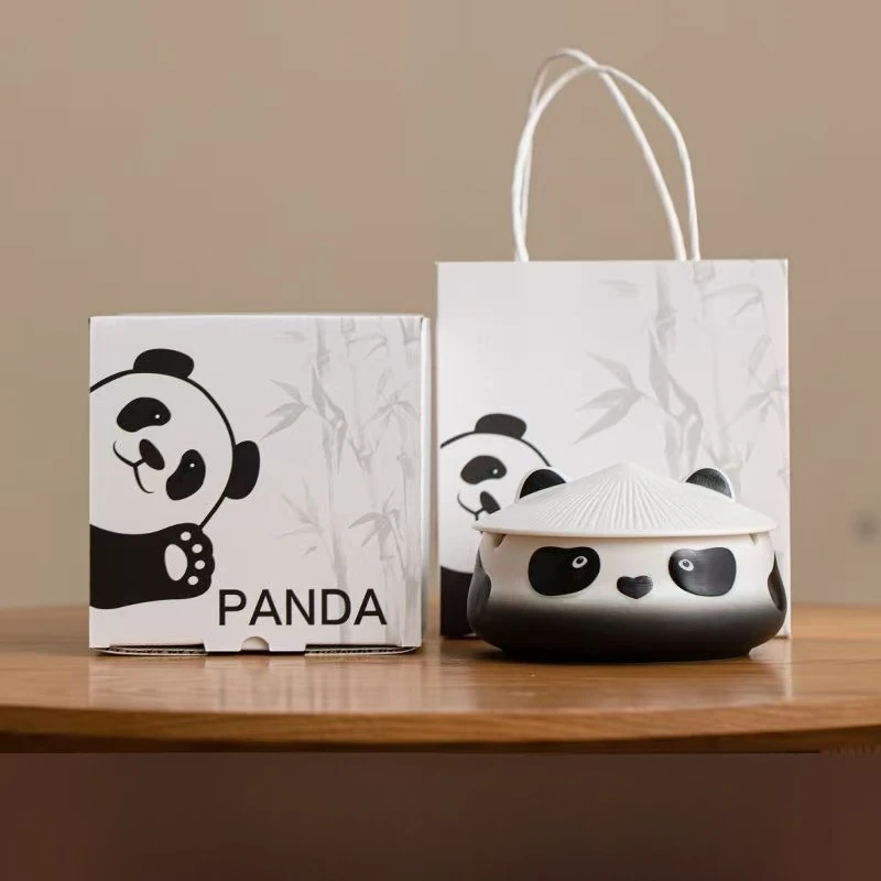 招财猫烟灰缸带盖防飞灰高颜值家用客厅茶几办公桌面超萌喜庆摆件