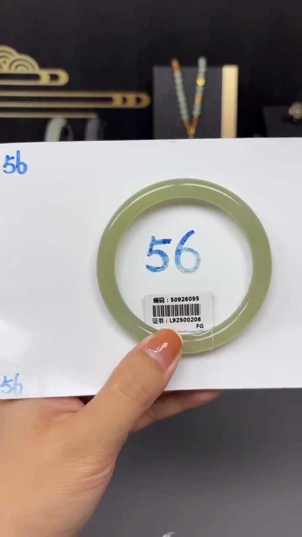 未镶嵌手镯和田玉6095