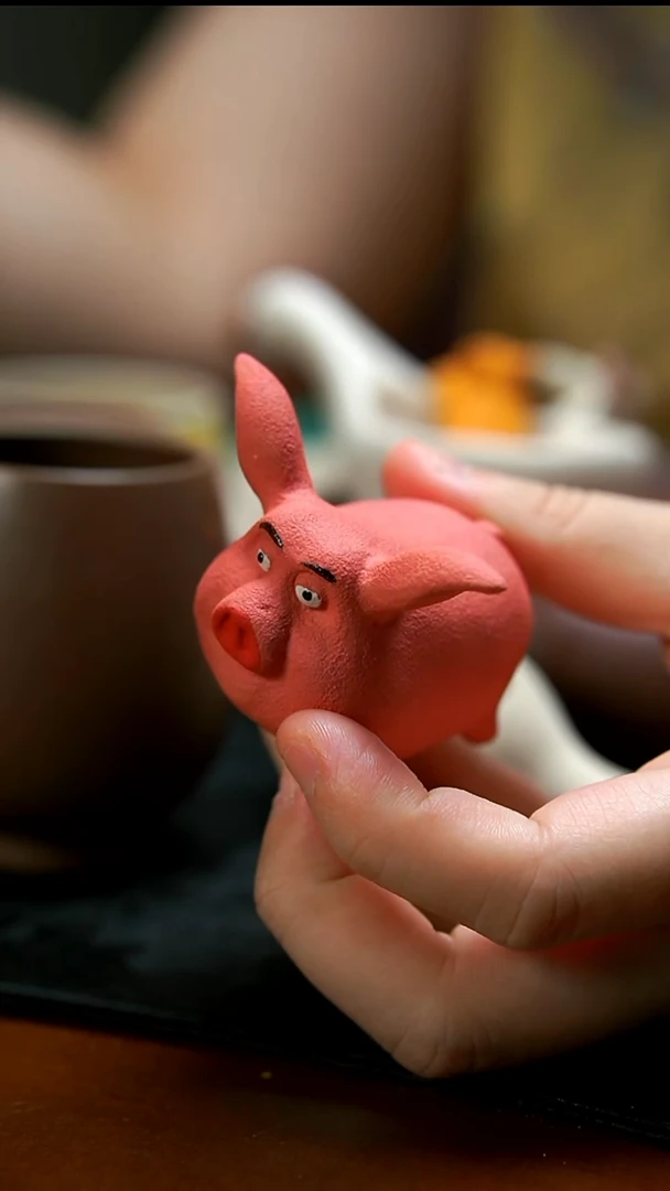 茶壶紫砂太乙飞猪茶宠