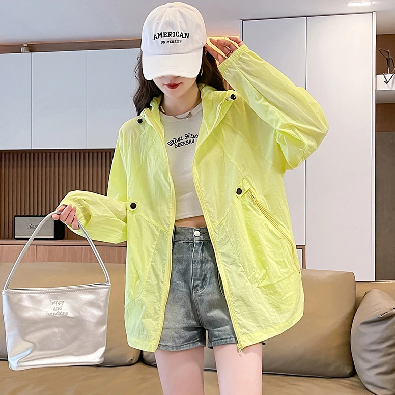 冰丝防晒衣女士2025新款夏季薄款防紫外线户外学生防晒服透气外套