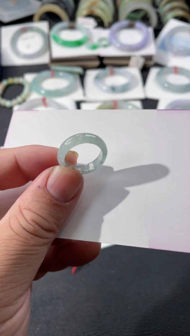 【闪购商品】翡翠戒指未镶嵌戒圈 有纹