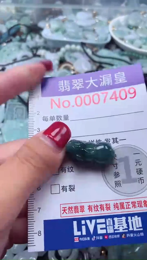 颈饰未镶嵌翡翠7409
