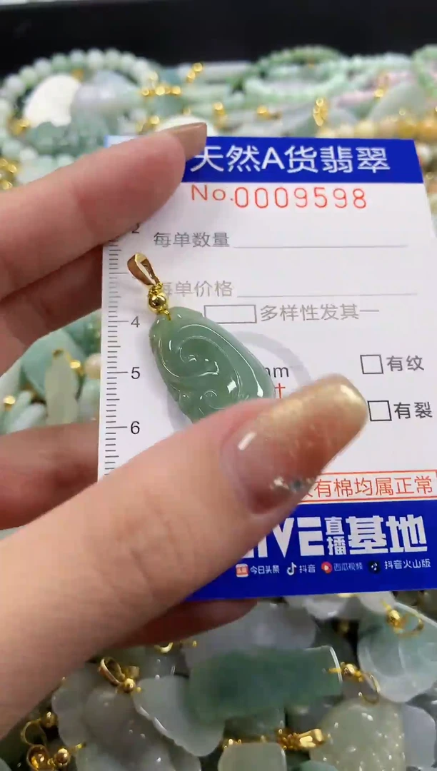 颈饰未镶嵌翡翠天然A货翡翠