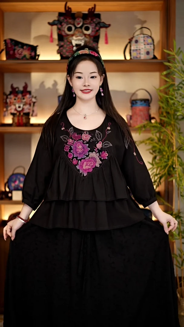 刺绣黔东南苗族刺绣衣服A9339