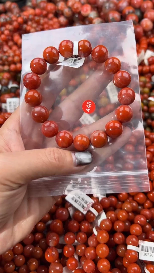 未镶嵌手串南红玛瑙12+