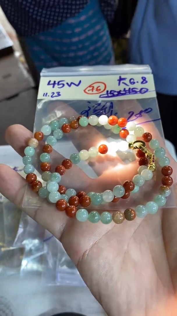 未镶嵌定制翡翠天然翡翠珠子多样性