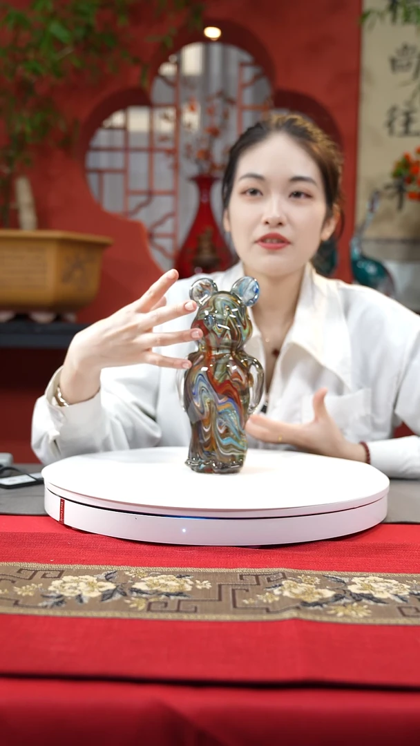 【闪购商品】琉璃手工艺品流体熊