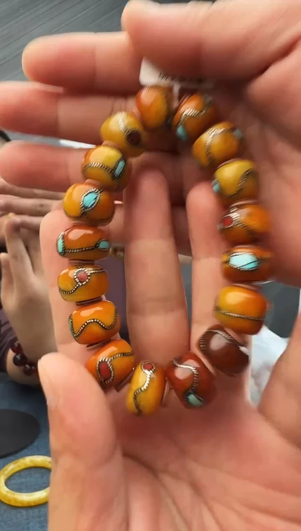 蜜蜡未镶嵌珠宝奇石假一罚十40，16 多样性发其一