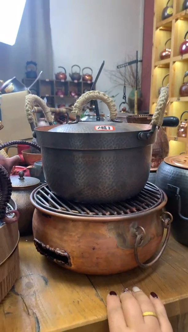 西****ᴳ火烧红大碳炉加寿喜锅