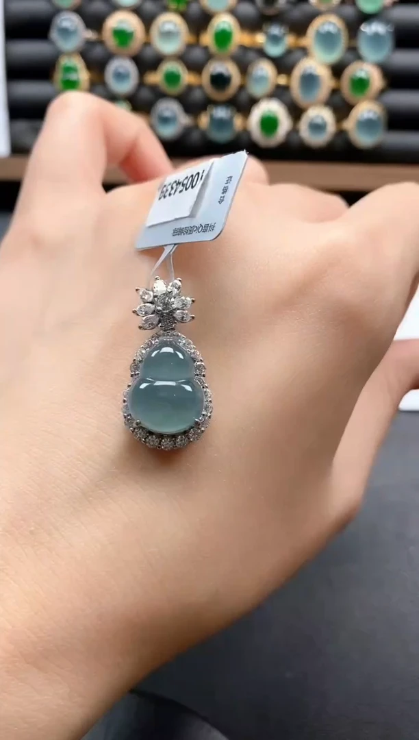 银S925镶嵌戒指翡翠515111