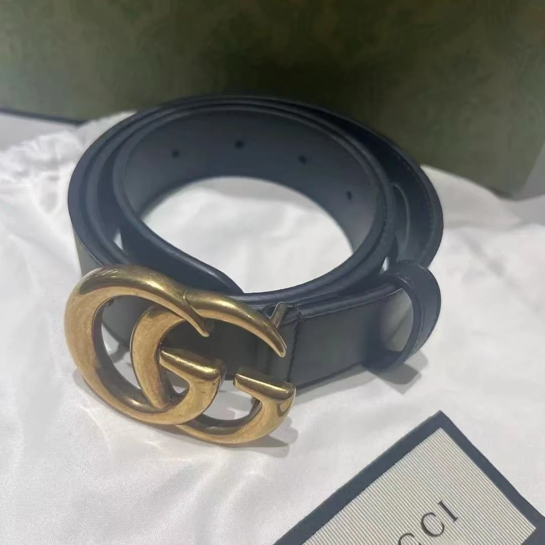 95新 GUCCI/古驰 坤球奢选 古驰双g腰带