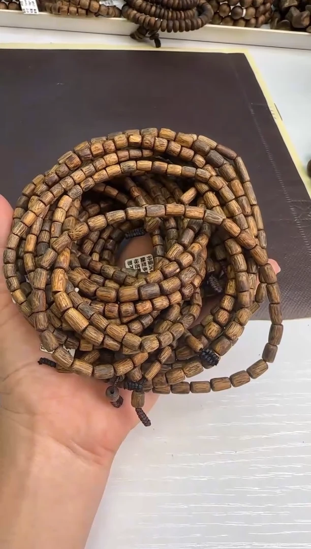 【闪购商品】沉香手串99沉海南老白棋树心油多圈多样性发1