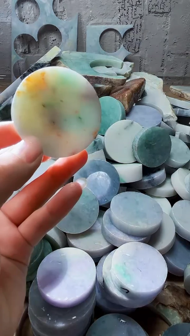 裸石翡翠天然翡翠A货474