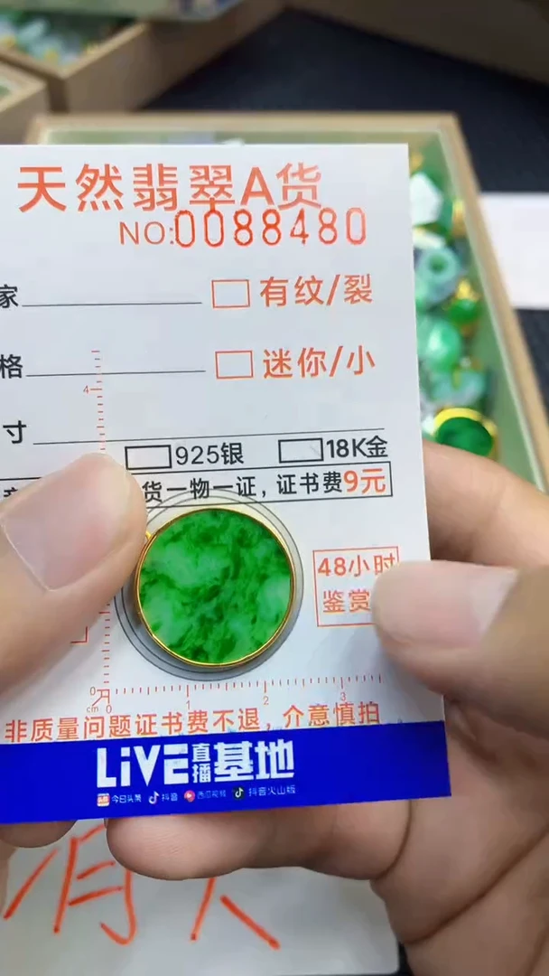 翡翠未镶嵌颈饰