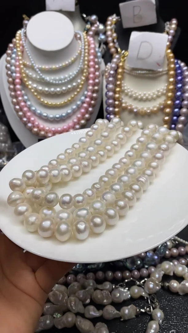 淡水珍珠未镶嵌颈饰多人