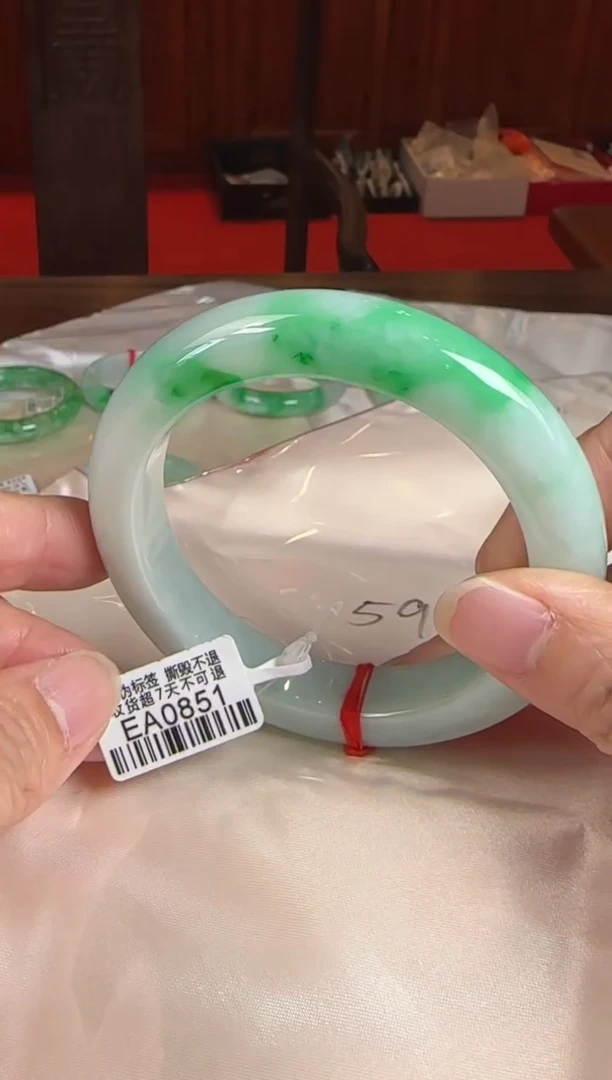 未镶嵌手镯翡翠59正圈EA0851(100元运营费