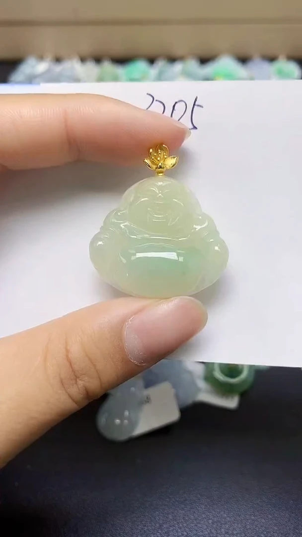 翡翠未镶嵌颈饰天然缅甸翡翠A货