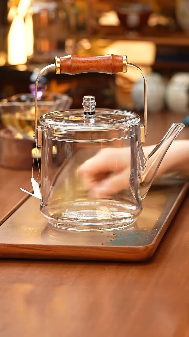 禾器/透明君若壶/滤片款/酸枝木