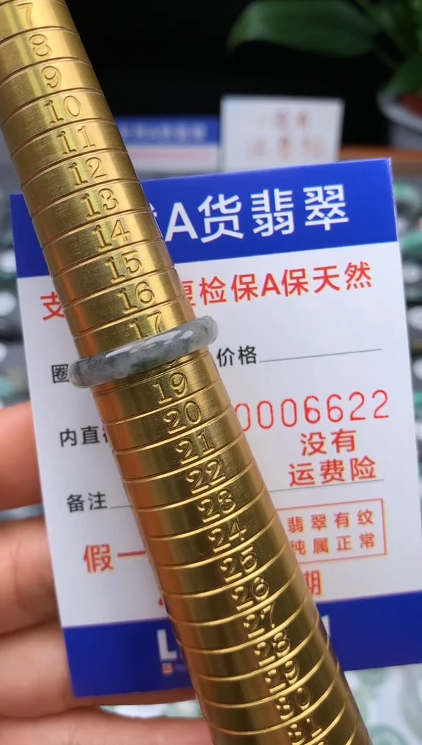 【闪购商品】翡翠戒指未镶嵌18号圈口6622
