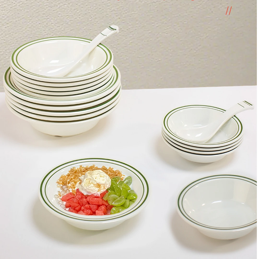 网红同款甜品碗密胺糖水碗商用火锅刨冰冰沙碗甜铺豆花芋圆冰粉碗