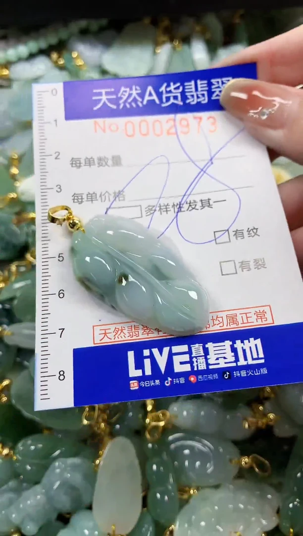 颈饰未镶嵌翡翠天然A货翡翠1