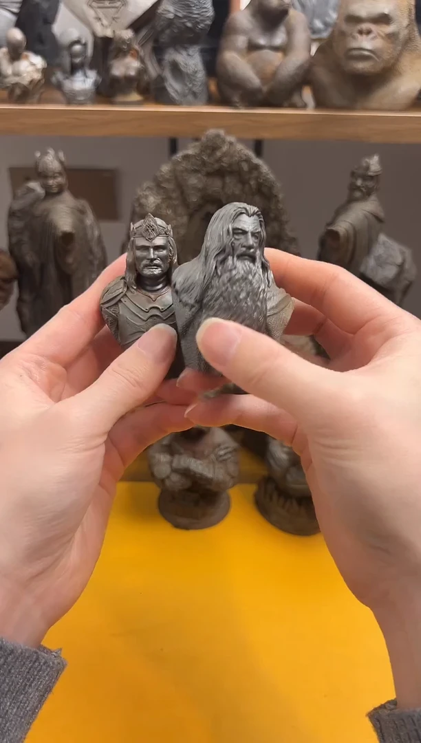 金属w*c实心铁艺--甘道夫  阿拉贡