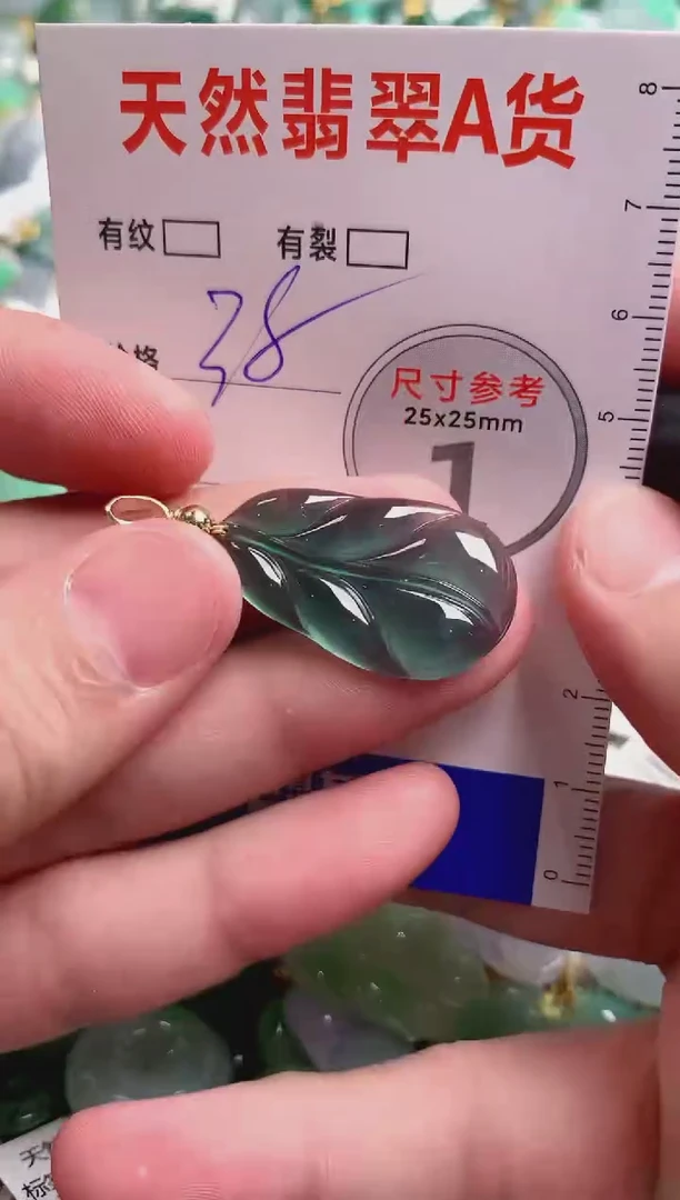 翡翠未镶嵌颈饰24000711