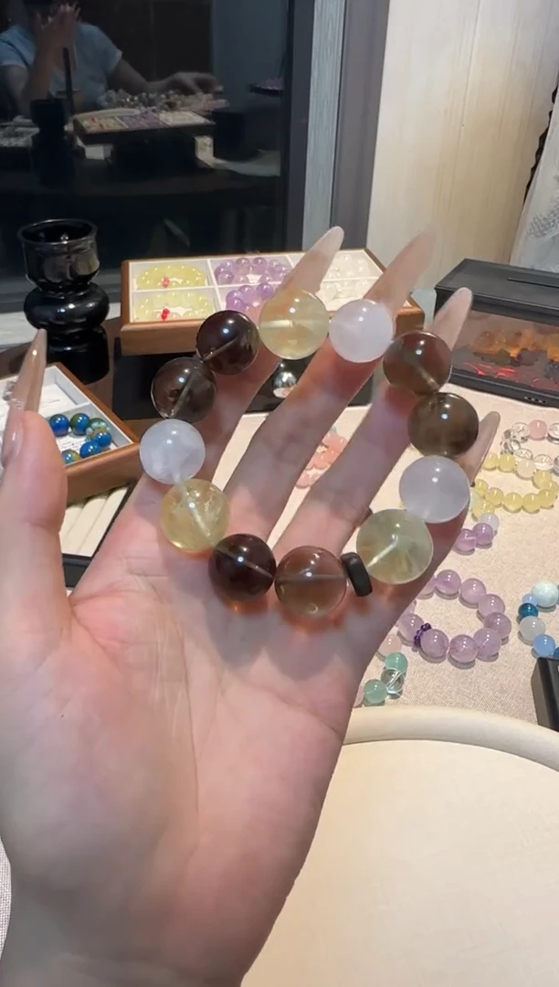 未镶嵌手串水晶多宝