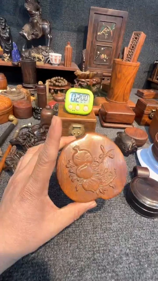 【闪购商品】贡木印盒一个非常漂亮