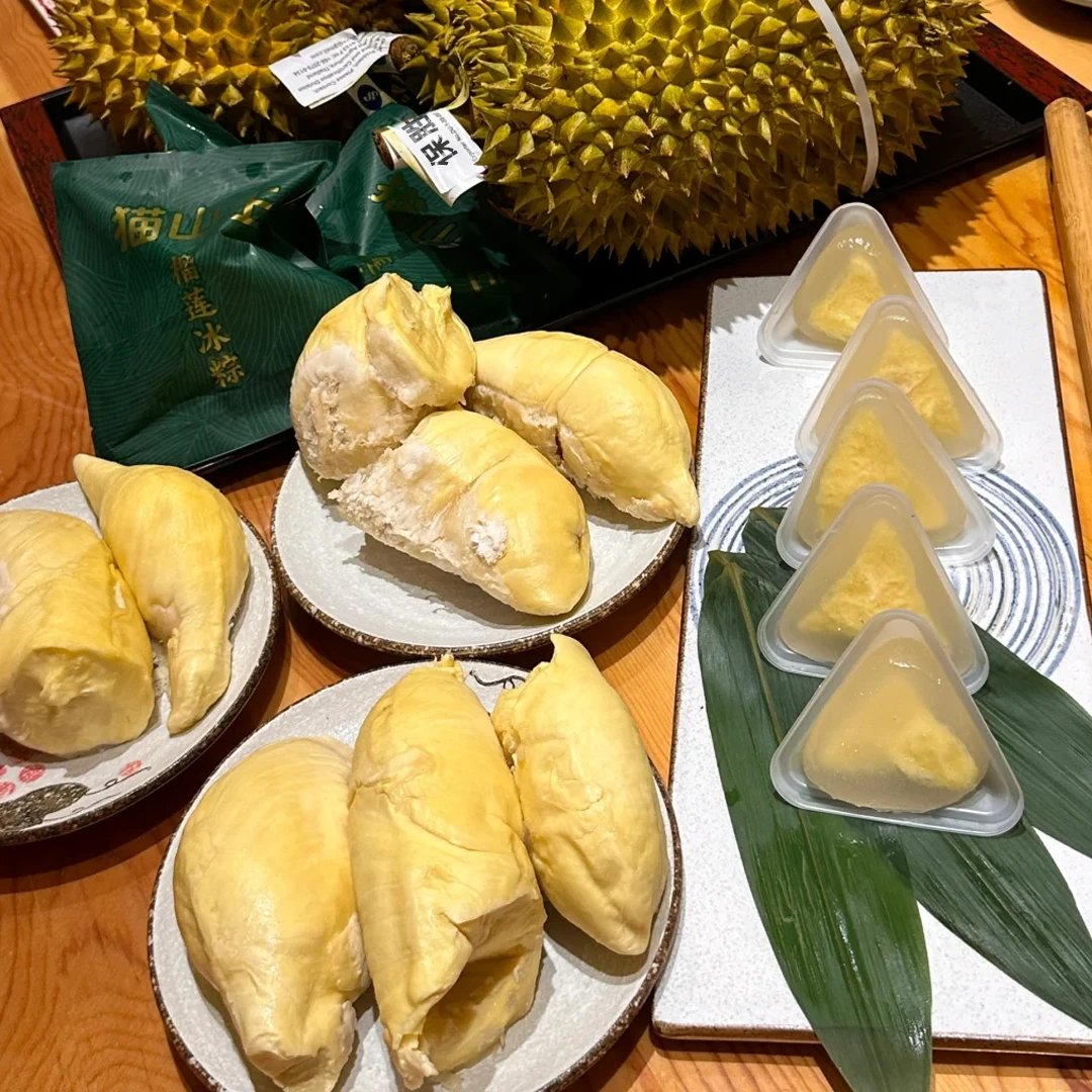 果切猫山王榴莲冰粽6枚，360g