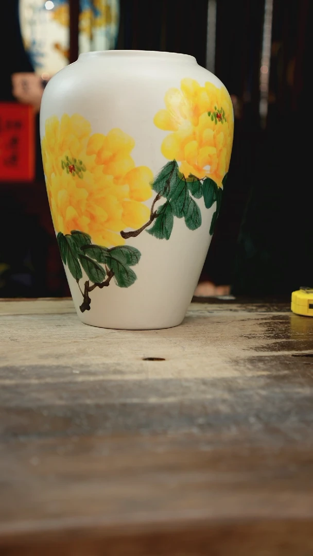 【闪购商品】瓷片景德镇纯手工釉下彩精品花瓶