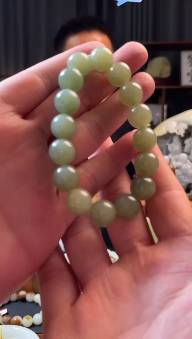 和田玉未镶嵌吊坠(不含链)手串