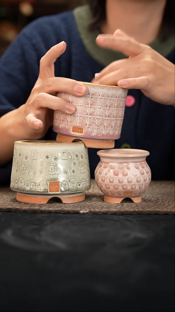 口径花盆12-30-294一组3个默认有瑕特