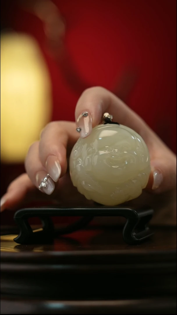 玉【弥勒】天然玉石手把件