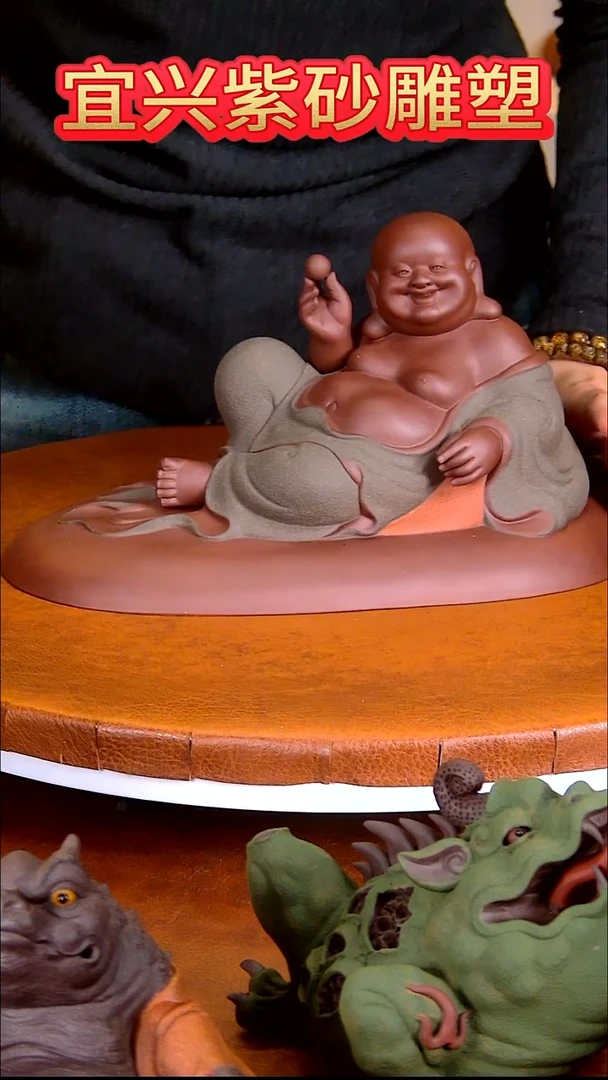 紫砂茶宠易**行紫砂茶宠雕塑摆件