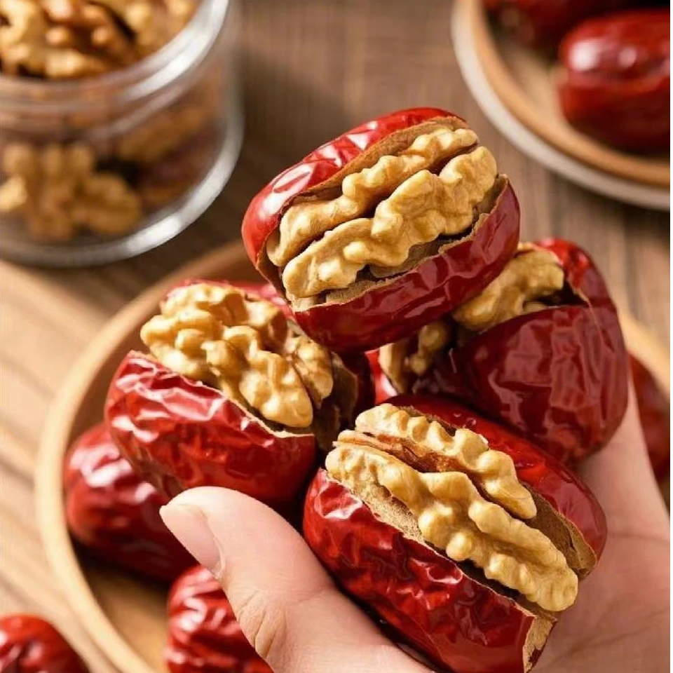 【青总甄选】新疆枣夹核桃小零食 煲剧户外零食 1000g