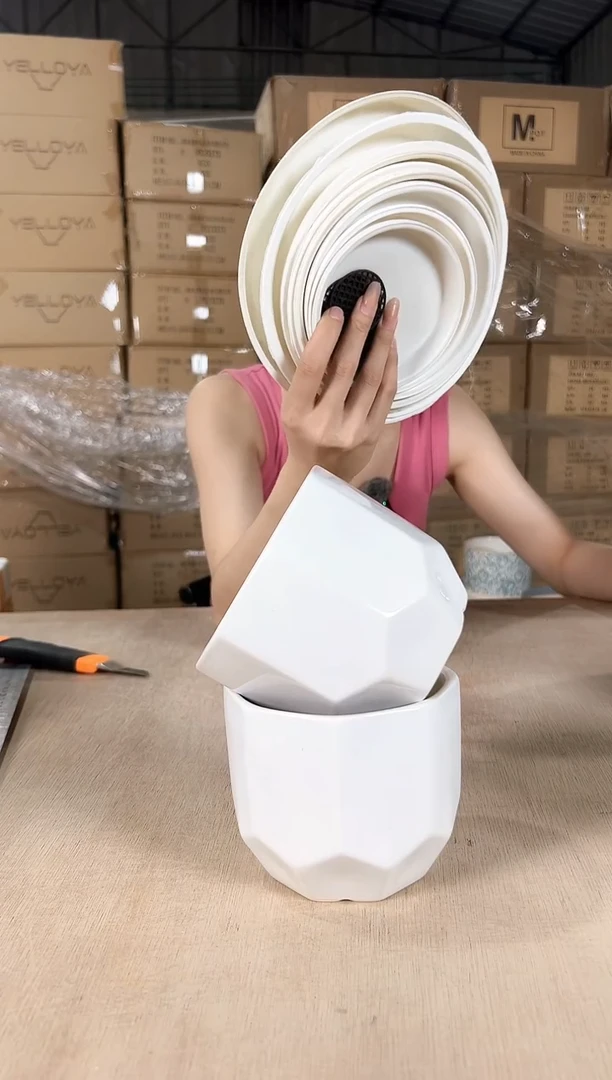 2八角白色小号12x10