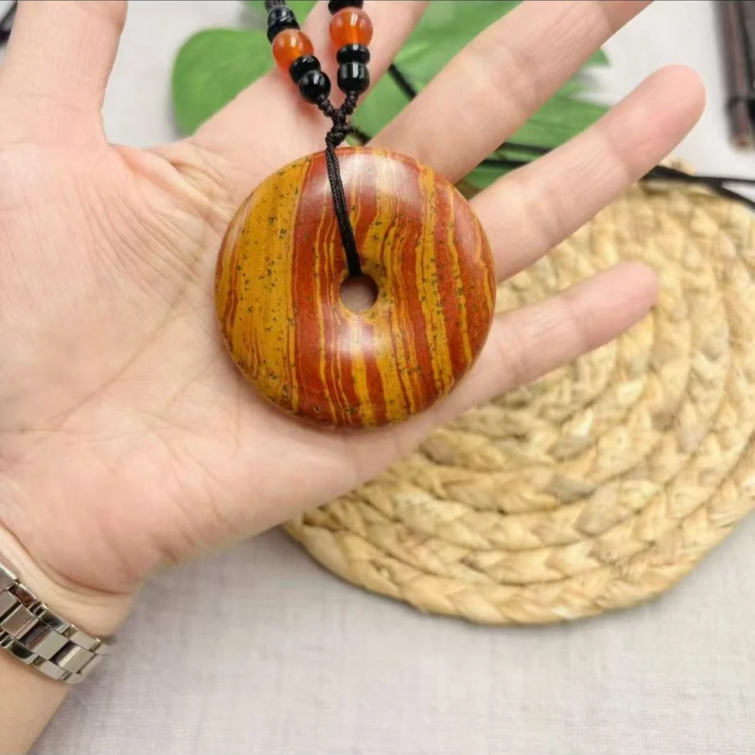 高货 小号 泗水砭石扣装饰摆件（素扣）