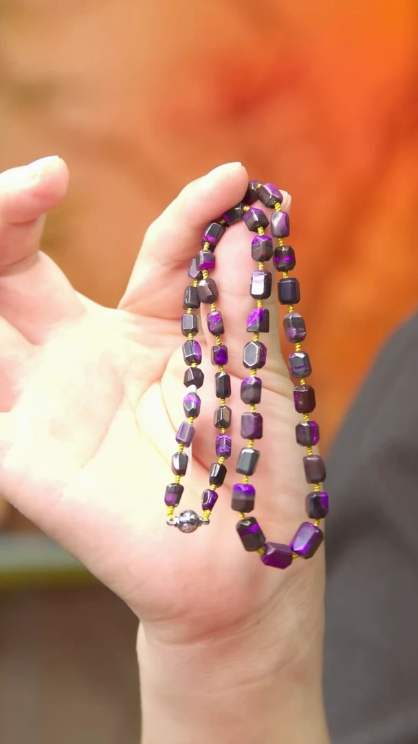 苏纪石（舒俱来）未镶嵌项链12号丝绒项链