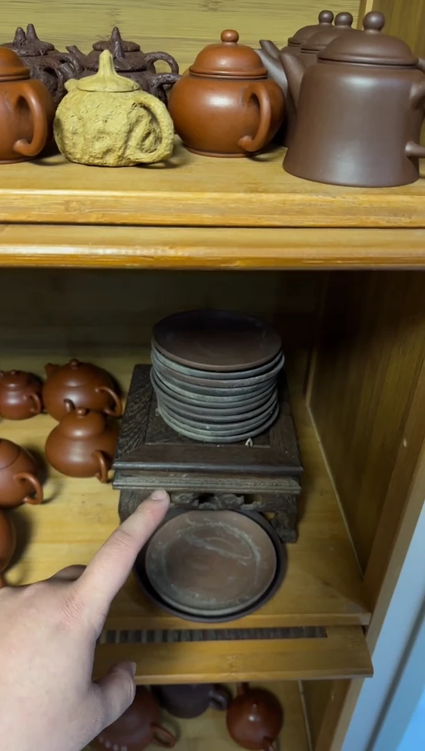 茶壶紫砂考****?紫泥盘子一个