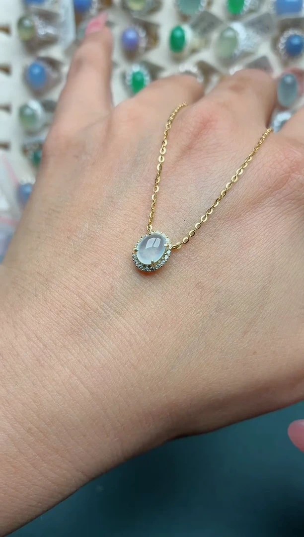 银S925镶嵌戒指翡翠.