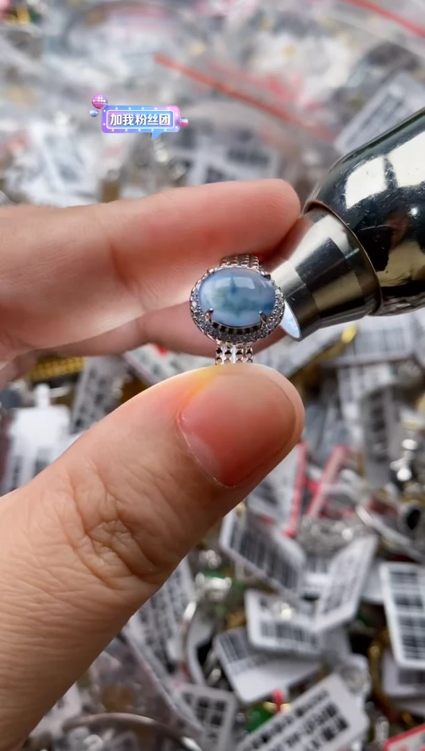 【闪购商品】翡翠戒指银S925镶嵌11111---1