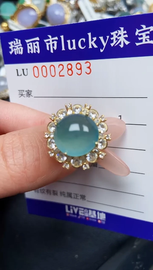 【闪购商品】翡翠颈饰银S925镶嵌2893