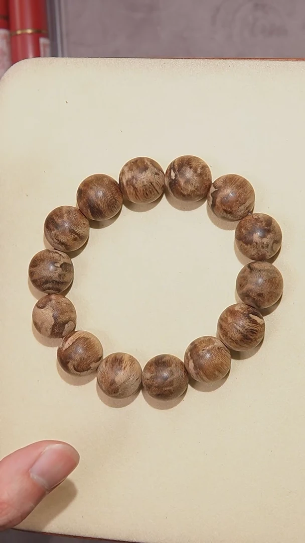 【闪购商品】沉香手串1.69柬埔寨单圈奇楠种25克