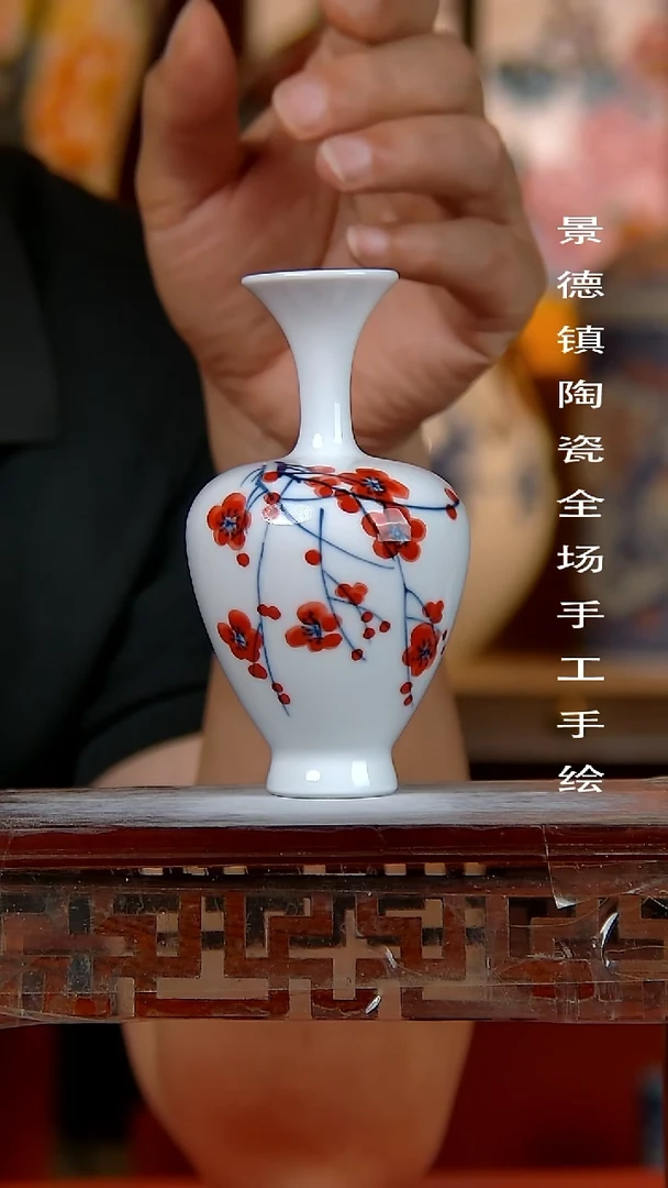 摆件景德镇陶瓷 手工手绘