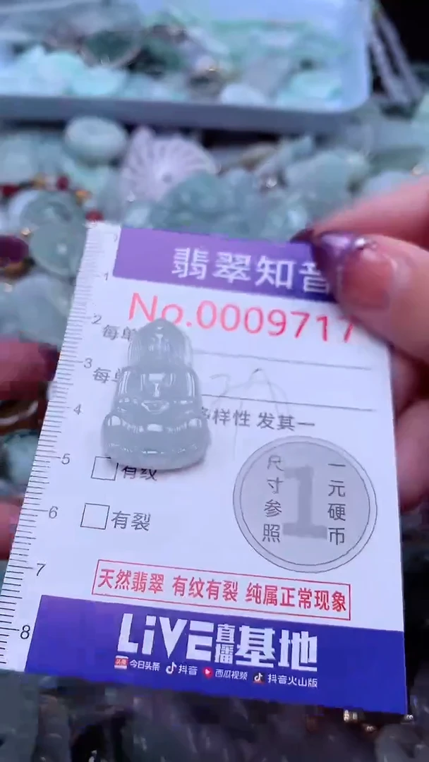 翡翠未镶嵌吊坠(不含链)9717