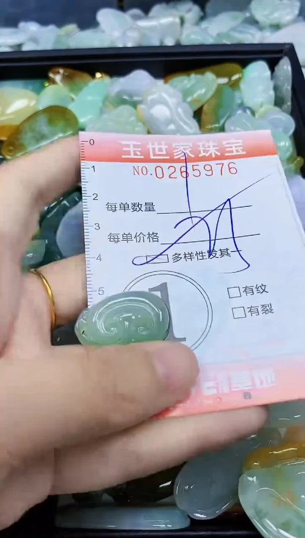 翡翠未镶嵌颈饰闪购0265976多样性发其一