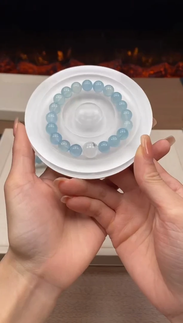 未镶嵌手链海蓝宝石万嘉水晶 发1件