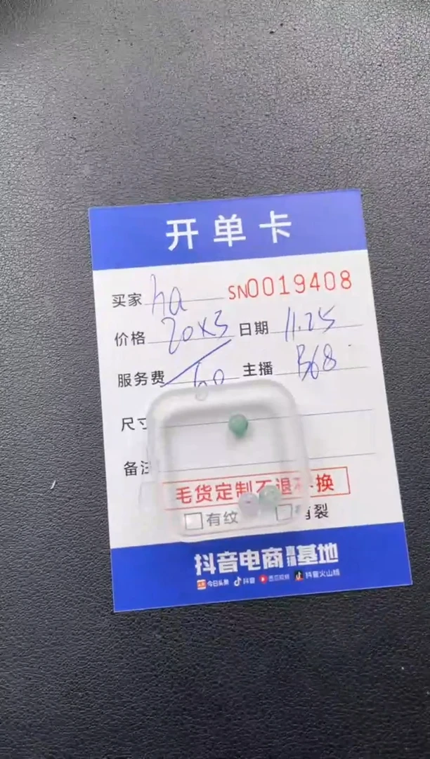 颈饰未镶嵌翡翠h**g00019408